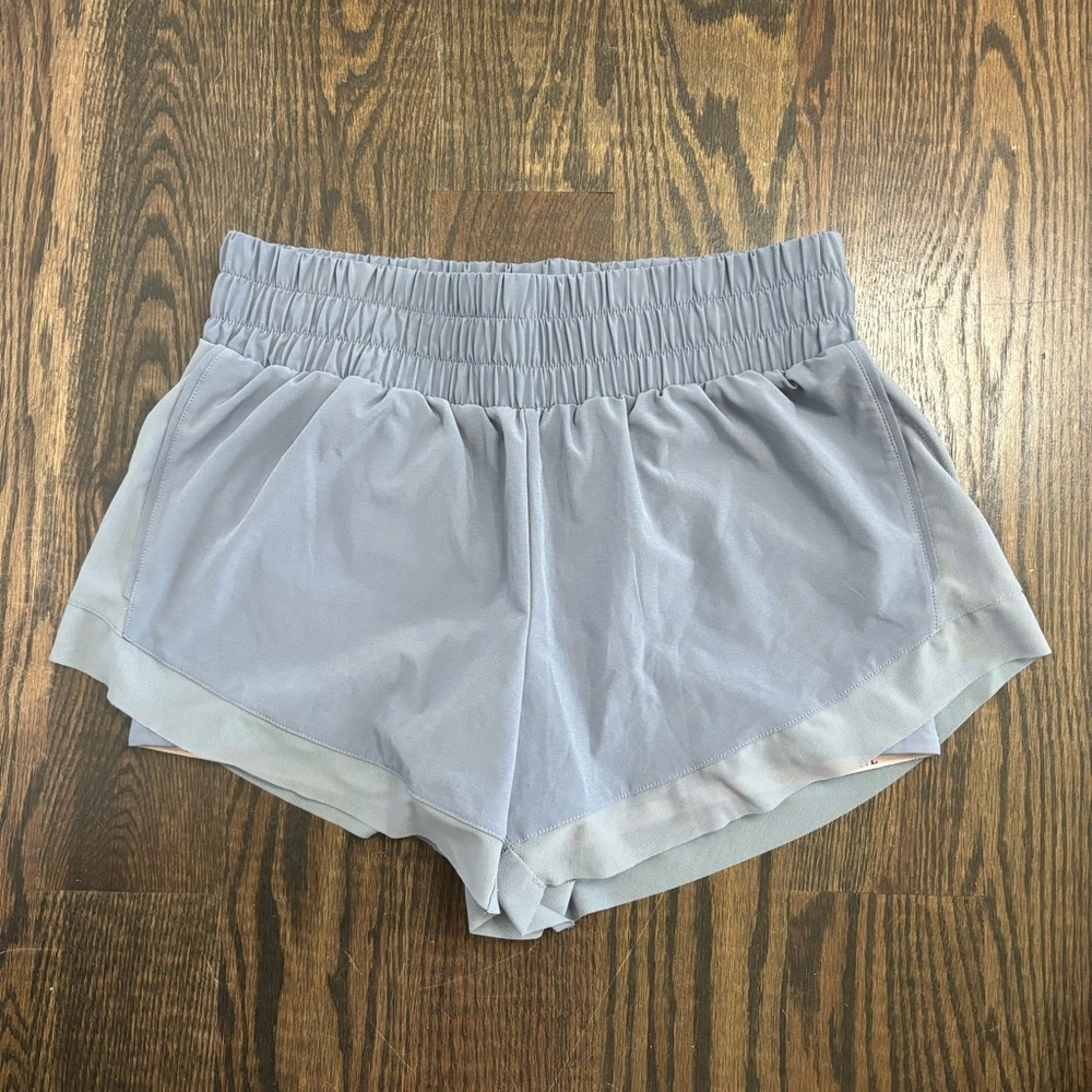 IVL Collective Gray Race Pace Mesh Liner Running Shorts 8